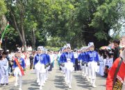 Gerak Jalan Pelajar Warnai Perayaan Kemerdekaan di Parigi Moutong