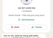 Kacau! Klarifikasi Pencatutan Nama Kabid PSP Dinas TPHP Parigi Moutong