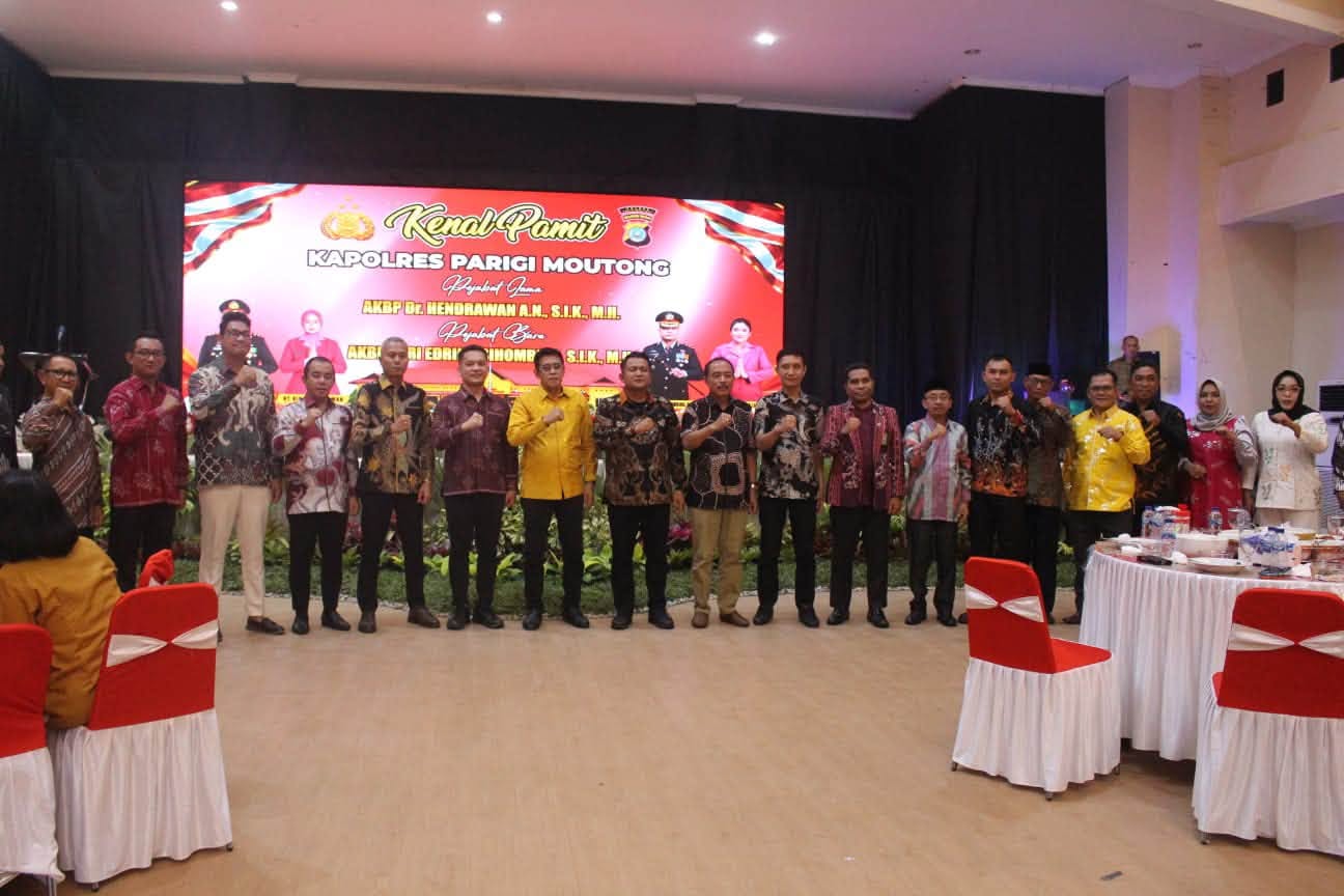 Bupati Erwin Burase Harapkan Kapolres Baru Perkuat Sinergi dan Keamanan di Parigi Moutong