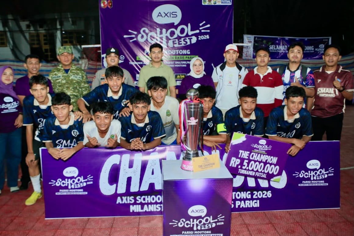 Plt Ketua Afkab Parigi Moutong Apresiasi Milanisti Indonesia Basis Parigi, Axis School Fest Satukan Olahraga dan Kreativitas Pelajar